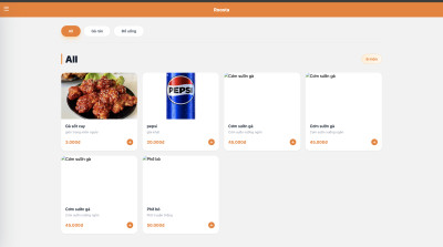 Website gọi món trực tuyến nhà hàng Roosta